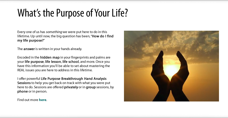 What's the Purpose of Your Life?