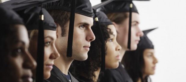 Graduates in Cap and Gown