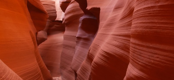 the lower antelope slot canyon near page